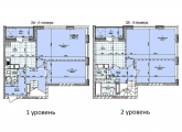 4-комнатная планировка квартиры в доме по адресу Бережанская улица 15 (8)