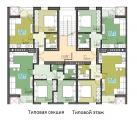 Поэтажная планировка квартир в доме по адресу Молодежная улица 11в (3)