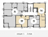 Поэтажная планировка квартир в доме по адресу Салютная улица 2б (30)