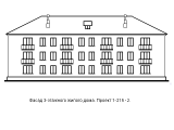 Поэтажная планировка квартир в доме по проекту 1-215-2