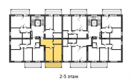Поэтажная планировка квартир в доме по адресу Данченко Сергея улица 5-5
