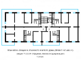 Поэтажная планировка квартир в доме по проекту 1-КГ-480-11