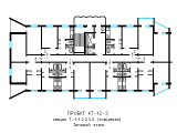 Поверхове планування квартир в будинку по проєкту КТ-12-3