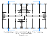 Поэтажная планировка квартир в доме по проекту 1-480-12кб