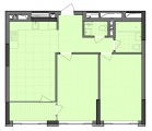 2-комнатная планировка квартиры в доме по адресу Северо-Сырецкая улица дом 2