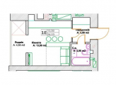 1-комнатная планировка квартиры в доме по адресу Сковороды Григория улица 25