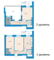 3-комнатная планировка квартиры в доме по адресу Вернадского академика бульвар 24 (2)