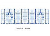 Поэтажная планировка квартир в доме по адресу Набережно-Рыбальская улица 3