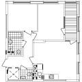 2-кімнатне планування квартири в будинку за адресою Правди проспект 13.5