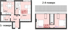 3-комнатная планировка квартиры в доме по адресу Звездная улица 14