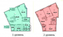 5-комнатная планировка квартиры в доме по адресу Маланюка Евгения улица (Сагайдака Степана улица) 101(30)