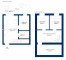 4-комнатная планировка квартиры в доме по адресу Билыка Ивана улица (Яблоневая улица) 20 (2оч)