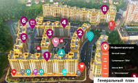 Поэтажная планировка квартир в доме по адресу Соборная улица (Ленина улица) 10г
