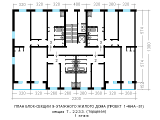 Поэтажная планировка квартир в доме по проекту 1-464А-51