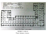 Поэтажная планировка квартир в доме по проекту 1-404-6 (общежитие)