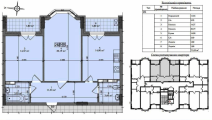 2-кімнатне планування квартири в будинку за адресою Дегтярна вулиця 18(№18)