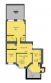 3-комнатная планировка квартиры в доме по адресу Мартынова проспект 7
