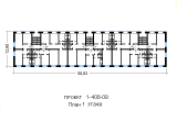 Поэтажная планировка квартир в доме по проекту 1-406-09