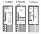 Поэтажная планировка квартир в доме по адресу Полевая улица 1/1 (2.2)