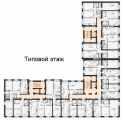 Поэтажная планировка квартир в доме по адресу Павленко улица 54