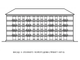 Поэтажная планировка квартир в доме по проекту 1-437-5