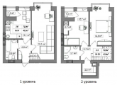 3-комнатная планировка квартиры в доме по адресу Шевченко улица 85 (2)