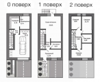 Поэтажная планировка квартир в доме по адресу Полевая улица 1/1 (2)