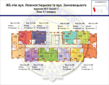 Поверхове планування квартир в будинку за адресою Данченка Сергія вулиця 32