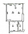 1-комнатная планировка квартиры в доме по адресу Лермонтова улица 28