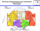 Поэтажная планировка квартир в доме по адресу Данченко Сергея улица 34а