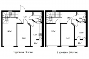 4-комнатная планировка квартиры в доме по адресу Богуславская улица 1-6 (4)