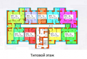 Поэтажная планировка квартир в доме по адресу Чубинского Павла улица 6б