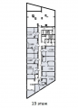 Поверхове планування квартир в будинку за адресою Бажана Миколи проспект дом 1