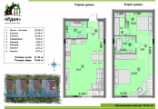 2-комнатная планировка квартиры в доме по адресу Чайковского улица 1 (6)