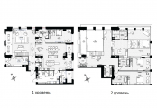 3-комнатная планировка квартиры в доме по адресу Лютеранская улица 14в