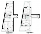 3-комнатная планировка квартиры в доме по адресу Ступки Богдана переулок 3