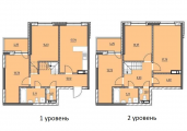 5-кімнатне планування квартири в будинку за адресою Повітрофлотський проспект 56 (3)