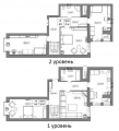 5-комнатная планировка квартиры в доме по адресу Шевченко улица 85 (2)