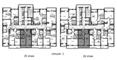 Поверхове планування квартир в будинку за адресою Максимовича Михайла вулиця (Трутенка Онуфрія вулиц 3г (4)