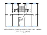 Поэтажная планировка квартир в доме по проекту 1-480-15к