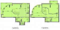 3-комнатная планировка квартиры в доме по адресу Вышгородская улица дом 26