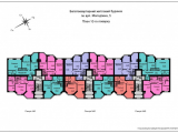 Поэтажная планировка квартир в доме по адресу Молодежная улица 5