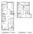 5-кімнатне планування квартири в будинку за адресою Бориспільське шосе дом 3