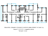 Поэтажная планировка квартир в доме по проекту 1-КГ-480-11у