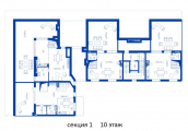 Поверхове планування квартир в будинку за адресою Набережно-Рибальська вулиця 3