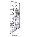 Поверхове планування квартир в будинку за адресою Бажана Миколи проспект дом 1