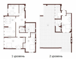 3-комнатная планировка квартиры в доме по адресу Малиновского / Оболонский №