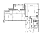 1-комнатная планировка квартиры в доме по адресу Толбухина улица 43а-б