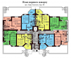 Поверхове планування квартир в будинку за адресою Толстого Льва вулиця 80