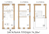 3-комнатная планировка квартиры в доме по адресу Пожарского (Троещина) улица 16б